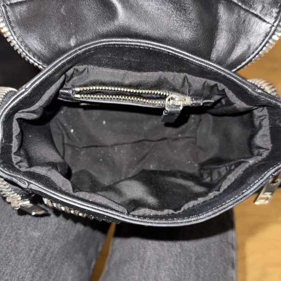 Black Leather Crossbody Bag - Picture 12 of 15